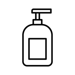 shampoo icon vector design simple and clean