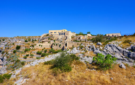 abbey of santa maria di pulsano, apulia, italy