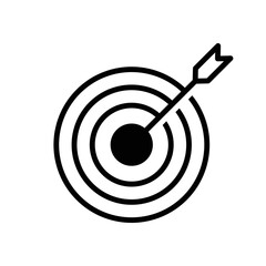 target icon vector design simple and clean