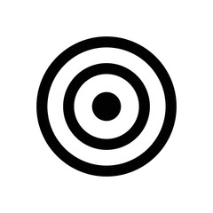 target icon vector design simple and clean