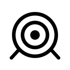 target icon vector design simple and clean