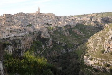 Obraz premium View of Matera in Italy