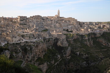 Fototapeta na wymiar Gorge of Matera, Italy