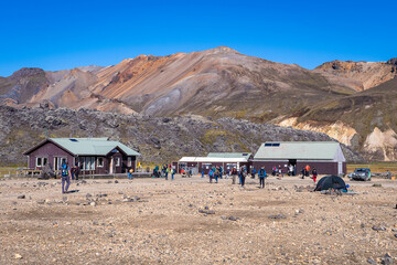 Cityscape of Landmannalaugar (Iceland)