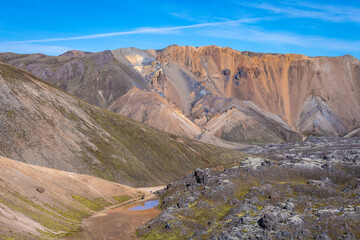 Cityscape of Landmannalaugar (Iceland)