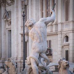 Fuente de Neptuno, Piazza Navona. Roma