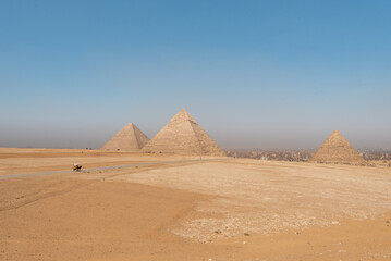 Egyptian pyramids in Giza