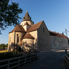 Sauvelade Abbey and its church on the way to Compostela