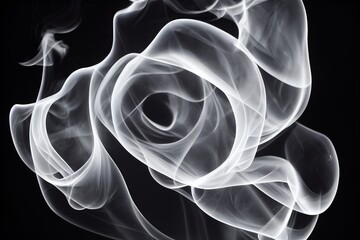 Digital White Smoke Stock Image