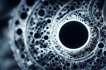 Digital Grey Spiral Stock Image