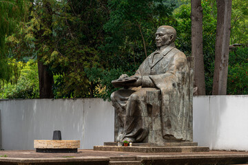 Statue of Benito Juarez, at Guelatao, Oaxaca, Mexico