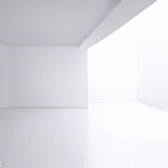white room with light 