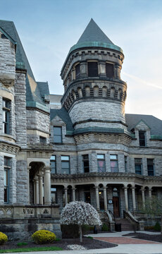 Ohio State Prison located in Mansfield, Ohio Built in 1886.  Location used for filming the Shawshank Redemption.  Image taken 04/13/19.
