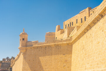 Walls of the Birgu Castle,  Malta