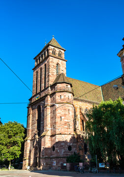 The Saint Pierre le Vieux Protestant church in Strasbourg - Alsace, France