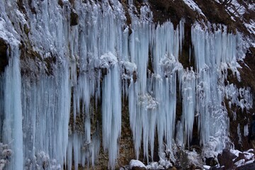 Icy falls in Kiso, Nagano