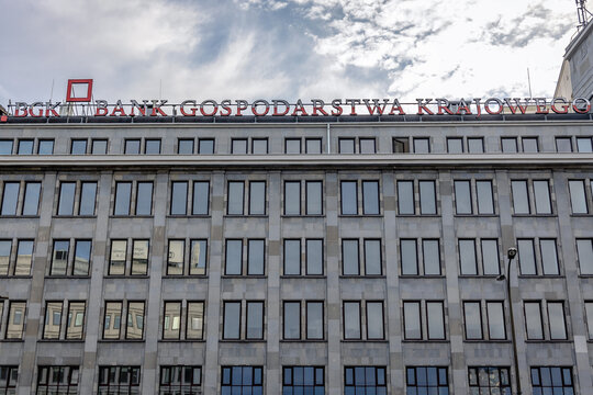 Warsaw, Poland - August 28, 2021: Bank Gospodarstwa Krajowego - BGK, Polish National Development Bank In Warsaw