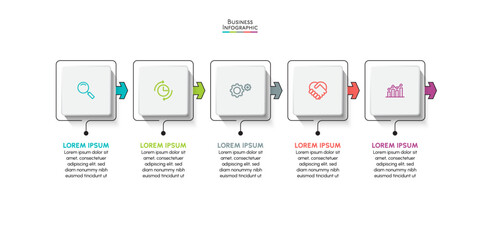 Business data visualization. timeline infographic icons designed for abstract background template milestone element modern diagram process technology digital marketing data presentation chart Vector