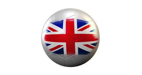 British flag and soccer concept