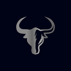 Fototapeta na wymiar Modern bull logo illustration design for your company or business