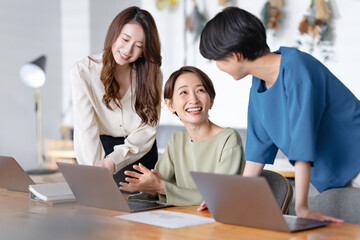 Obraz premium ビジネス・女性