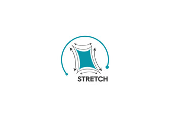 Stretch icon vector design mattress protector icon