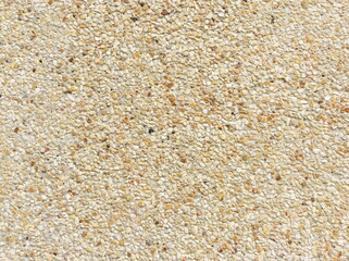 Wall of small sand stone texture background