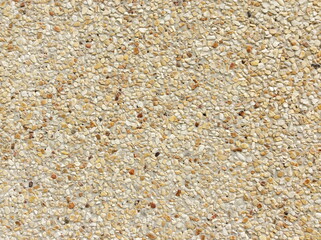 Wall of small sand stone texture background