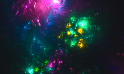 a picture of an abstract space background