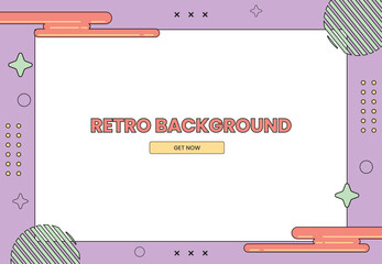 retro vintage background template