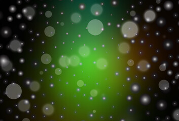 Dark Green, Red vector background in Xmas style.