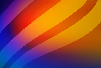 Light Blue, Red vector blurred shine abstract template.