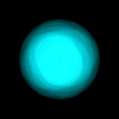 blue brush circle abstract image