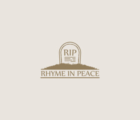 rhyme in peace logo illustration.
