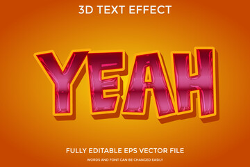 3D,Text Effect, Editable 3D Text Style