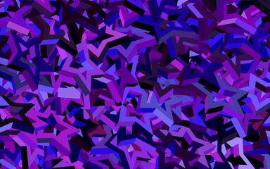 Dark Purple, Pink vector layout with lines, triangles.