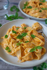 pumpkin pasta tagliatelle 