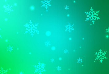 Light Green vector template in carnival style.