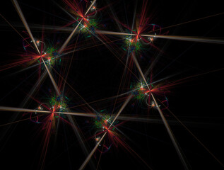 Fototapeta premium Imaginatory fractal abstract background Image