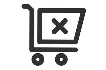 Bold Cart line icon 