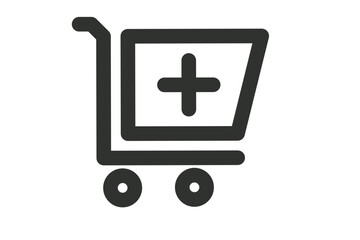 Bold Cart line icon 