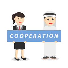 business woman secretary cooperation entrepreneur design character on white background