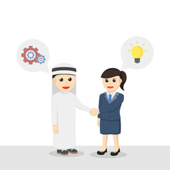 business woman secretary cooperation planning concept design character on white background