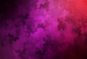 Obraz premium Dark Purple, Pink vector template with chaotic shapes.