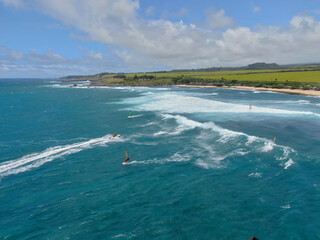 Kite Surfing off the Coast of Maui, Hawaii 8