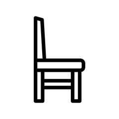 chair line icon illustration vector graphic