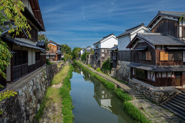 近江八幡の古い町並み 滋賀県近江八幡市