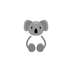 Obraz na płótnie Canvas koala icon illustration vector