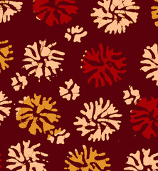 Ajrakh Pattern and block print Pattern and batik print Background digital printing textile pattern