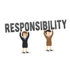 business woman secretary responsibility design character person on white background